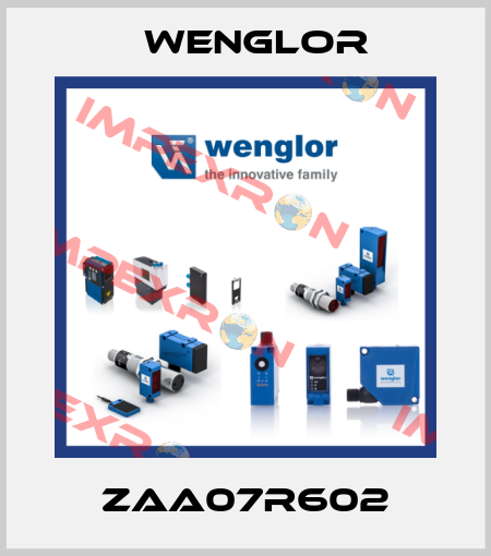 ZAA07R602 Wenglor