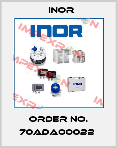 Order No. 70ADA00022  Inor