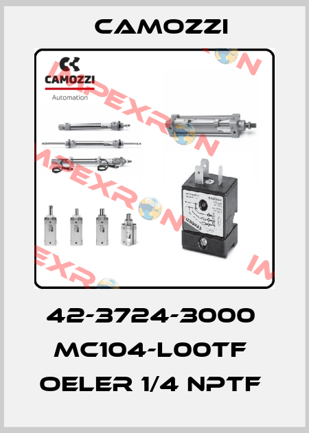 42-3724-3000  MC104-L00TF  OELER 1/4 NPTF  Camozzi