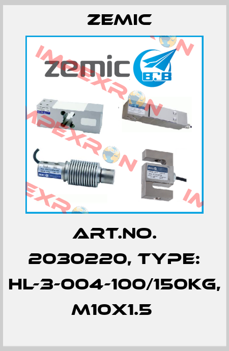 Art.No. 2030220, Type: HL-3-004-100/150kg, M10x1.5  ZEMIC