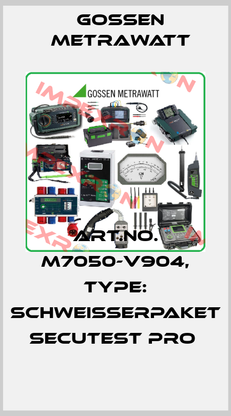 Art.No. M7050-V904, Type: SCHWEISSERPAKET SECUTEST PRO  Gossen Metrawatt