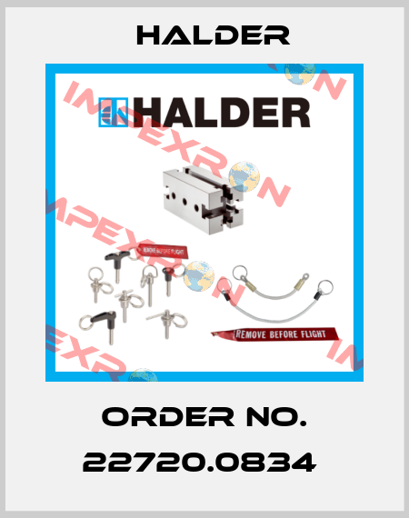 Order No. 22720.0834  Halder