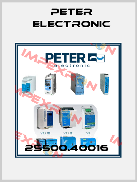 2S500.40016  Peter Electronic