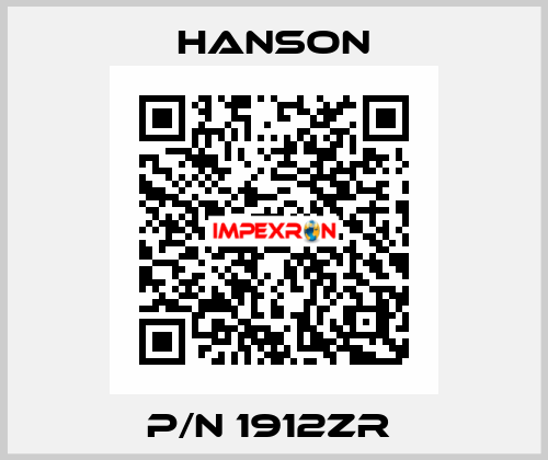 p/n 1912ZR  HANSON
