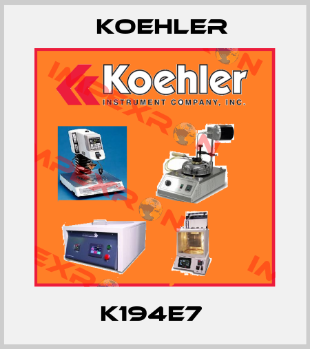 K194E7  Koehler
