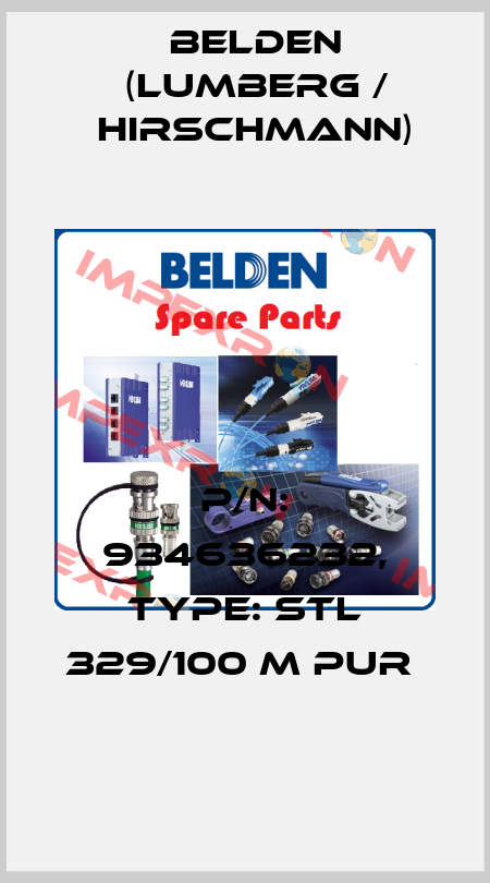 P/N: 934636232, Type: STL 329/100 M PUR  Belden (Lumberg / Hirschmann)