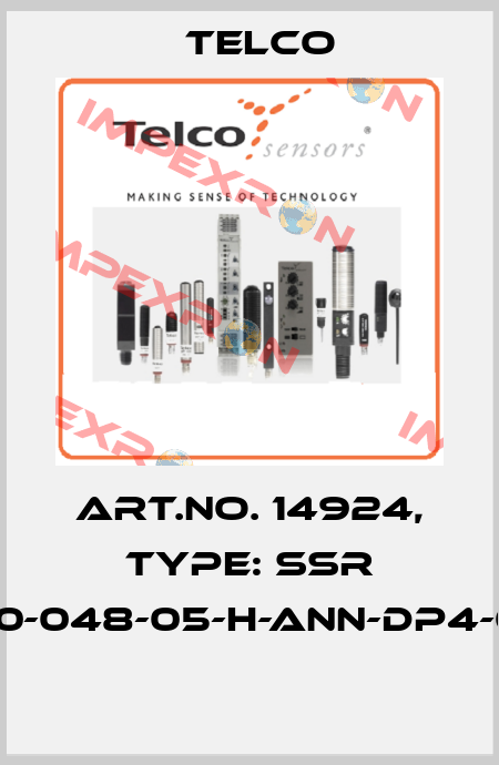 Art.No. 14924, Type: SSR 02-030-048-05-H-ANN-DP4-0.5-J12  Telco
