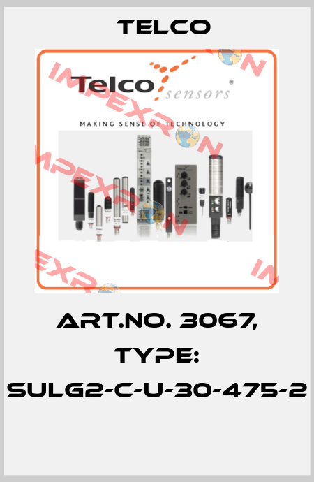Art.No. 3067, Type: SULG2-C-U-30-475-2  Telco