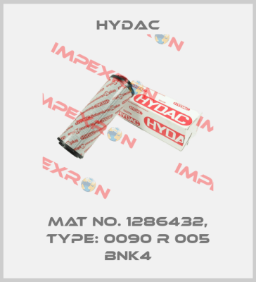 Mat No. 1286432, Type: 0090 R 005 BNK4 Hydac
