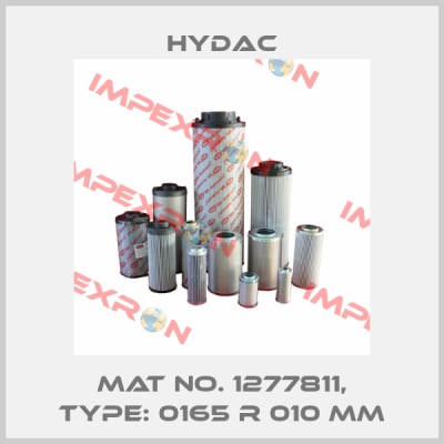 Mat No. 1277811, Type: 0165 R 010 MM Hydac