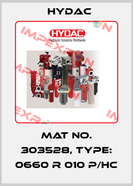 Mat No. 303528, Type: 0660 R 010 P/HC Hydac