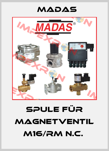 Spule für Magnetventil M16/RM N.C.  Madas