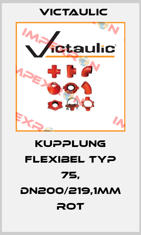 Kupplung flexibel Typ 75, DN200/219,1mm rot Victaulic