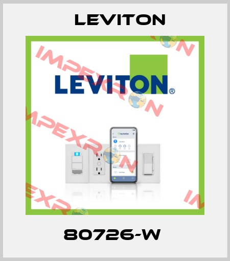 80726-W  Leviton