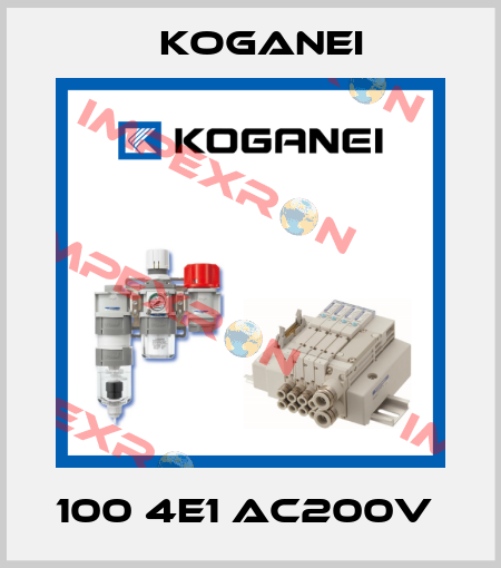 100 4E1 AC200V  Koganei
