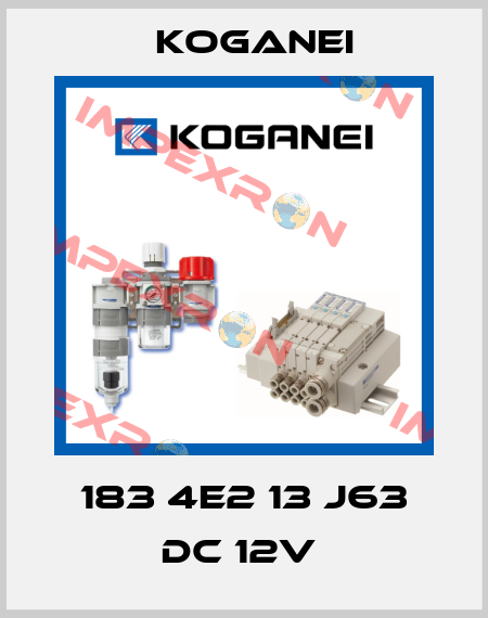 183 4E2 13 J63 DC 12V  Koganei