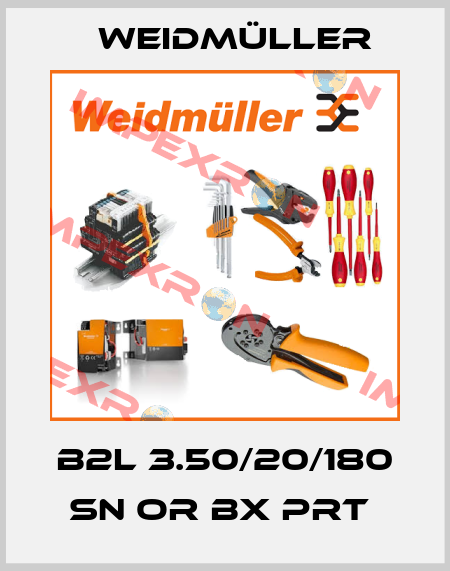 B2L 3.50/20/180 SN OR BX PRT  Weidmüller