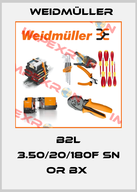 B2L 3.50/20/180F SN OR BX  Weidmüller