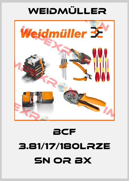 BCF 3.81/17/180LRZE SN OR BX  Weidmüller