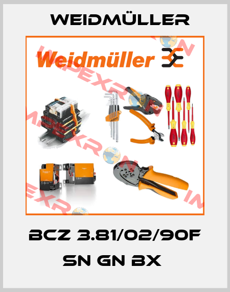 BCZ 3.81/02/90F SN GN BX  Weidmüller