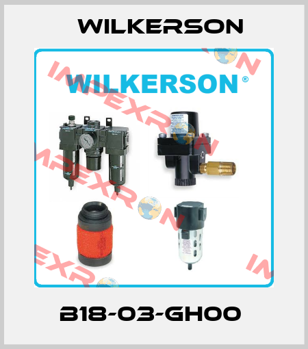 B18-03-GH00  Wilkerson