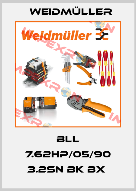 BLL 7.62HP/05/90 3.2SN BK BX  Weidmüller
