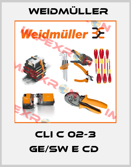 CLI C 02-3 GE/SW E CD  Weidmüller