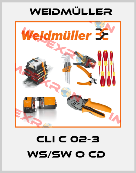 CLI C 02-3 WS/SW O CD  Weidmüller