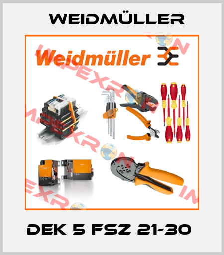 DEK 5 FSZ 21-30  Weidmüller