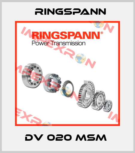 DV 020 MSM  Ringspann
