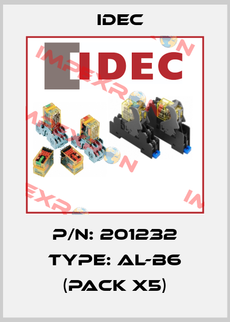 P/N: 201232 Type: AL-B6 (pack x5) Idec