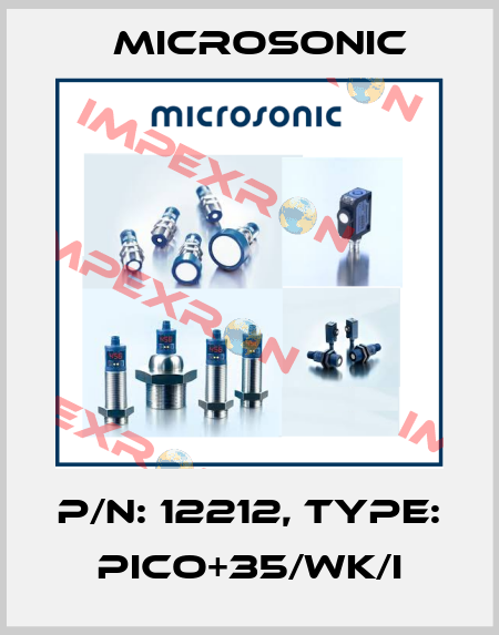 p/n: 12212, Type: pico+35/WK/I Microsonic