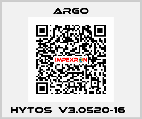 HYTOS  V3.0520-16   Argo