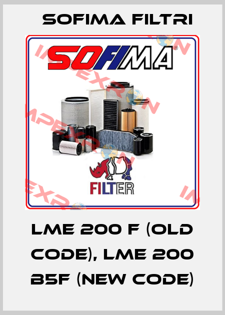 LME 200 F (old code), LME 200 B5F (new code) Sofima Filtri