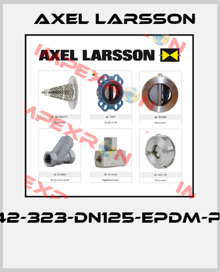 AL42-323-DN125-EPDM-PN10  AXEL LARSSON