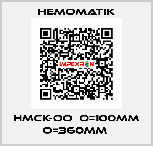 HMCK-OO  O=100mm O=360mm  Hemomatik