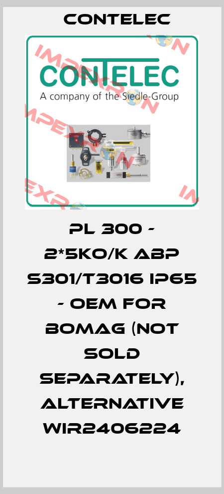 PL 300 - 2*5KO/K ABP S301/T3016 IP65 - OEM for Bomag (not sold separately), alternative WIR2406224 Contelec