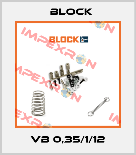 VB 0,35/1/12 Block