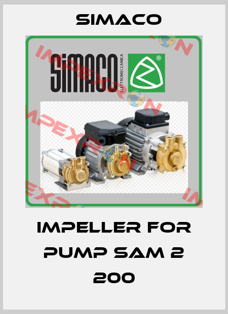 Impeller for pump SAM 2 200 Simaco