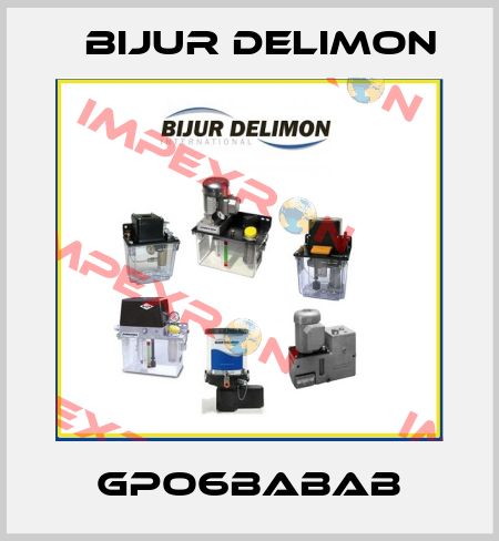 GPO6BABAB Bijur Delimon