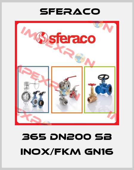 365 DN200 SB INOX/FKM GN16 Sferaco