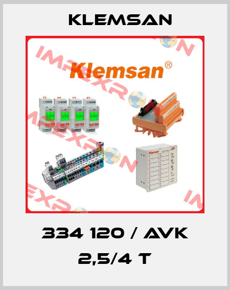 334 120 / AVK 2,5/4 T Klemsan