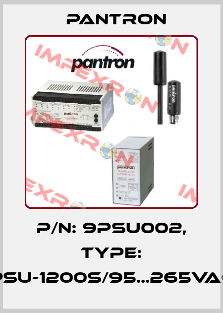 p/n: 9PSU002, Type: PSU-1200S/95...265VAC Pantron
