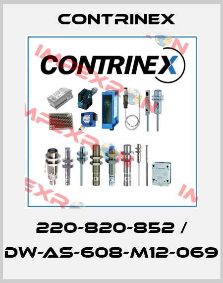220-820-852 / DW-AS-608-M12-069 Contrinex