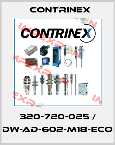 320-720-025 / DW-AD-602-M18-ECO Contrinex