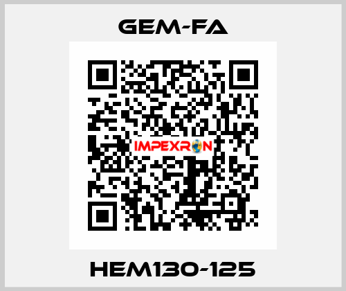 HEM130-125 Gem-Fa