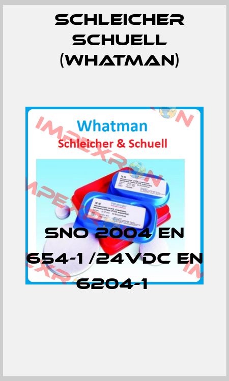 SNO 2004 EN 654-1 /24VDC EN 6204-1  Schleicher Schuell (Whatman)
