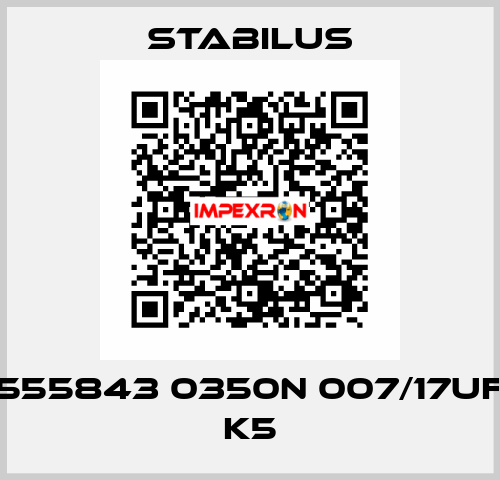 555843 0350N 007/17UF K5 Stabilus