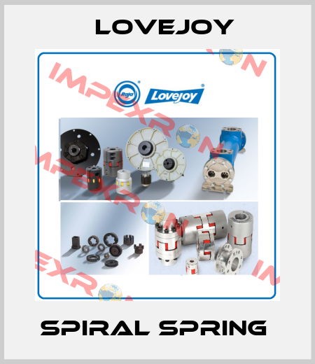 SPIRAL SPRING  Lovejoy