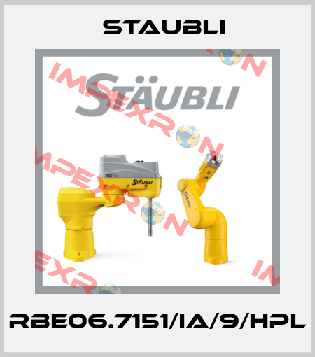 RBE06.7151/IA/9/HPL Staubli